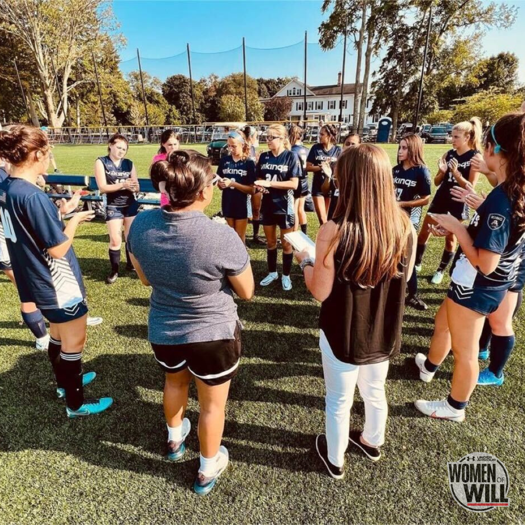 Women's sports teams develop support system with big and little